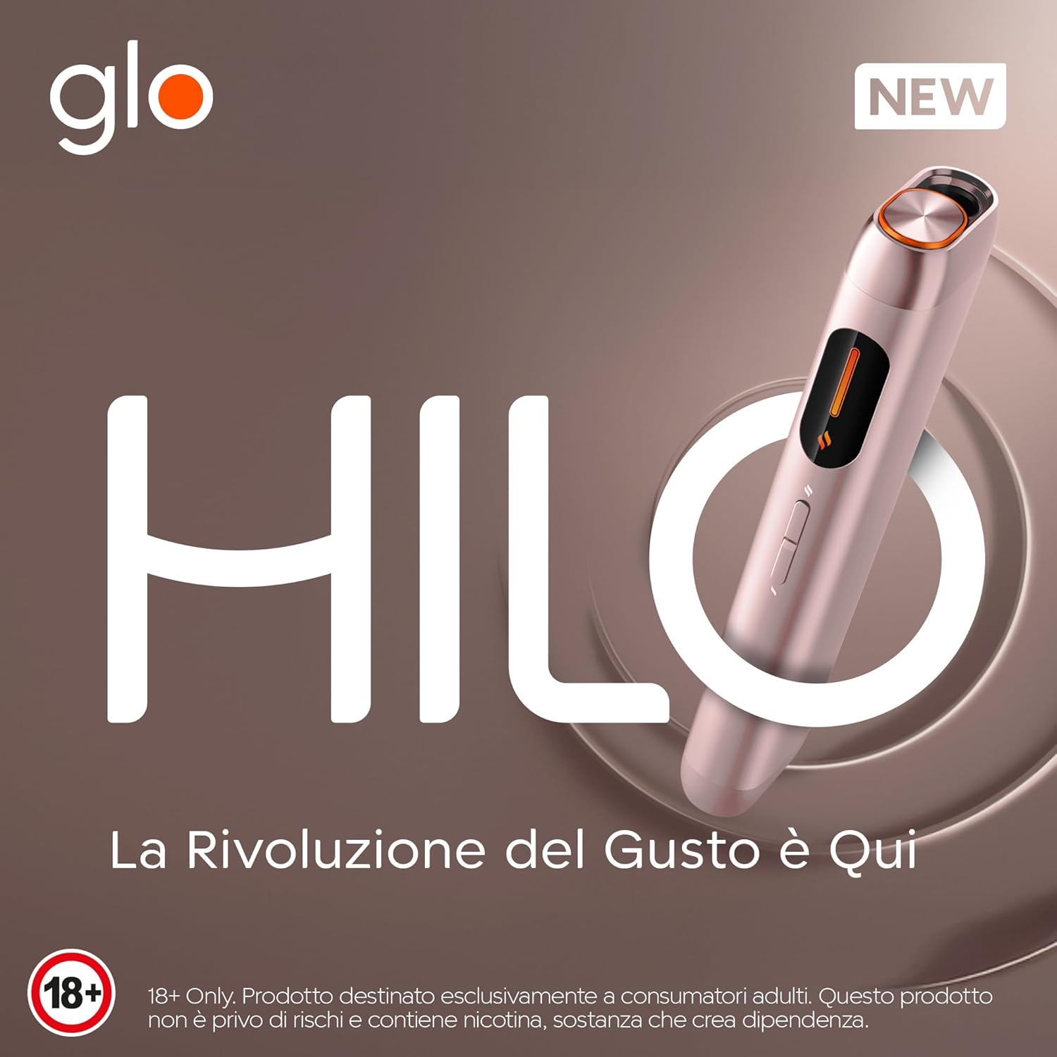 glo™ Hilo Rosa Perla — design elegante vista frontale