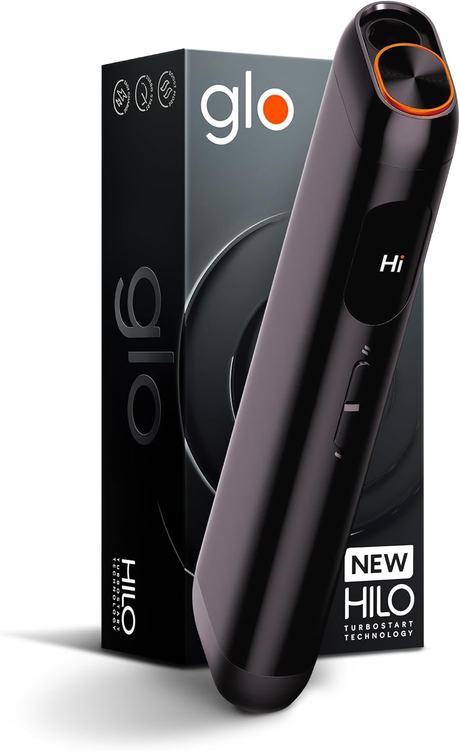 glo™ Hilo Classic Nero con confezione — dispositivo tabacco riscaldato TurboStart